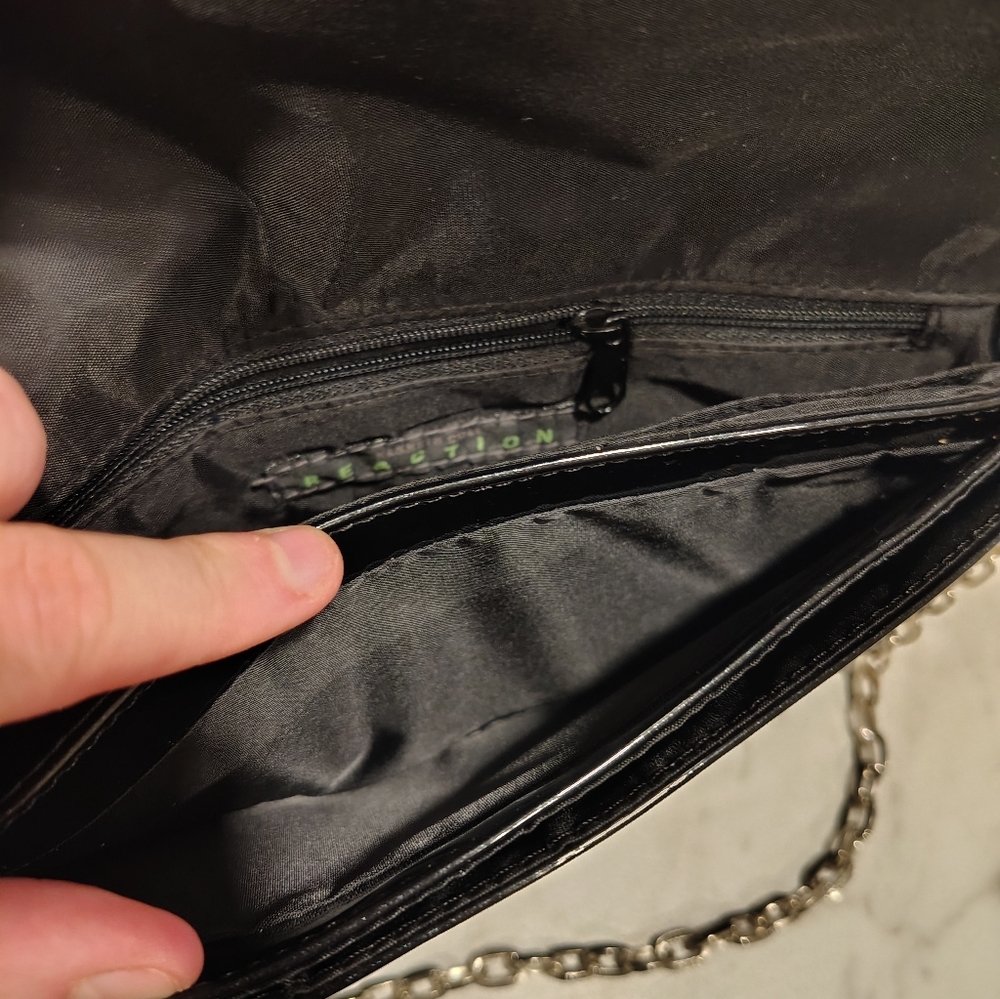 Kenneth Cole Reaction Patent Leather Shoulder Bag - Picture 8 of 9